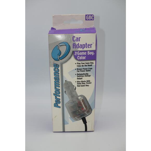 New Open Box Game Boy Color Car Adapter Performance InterAct Accessories - Picture 6 of 12